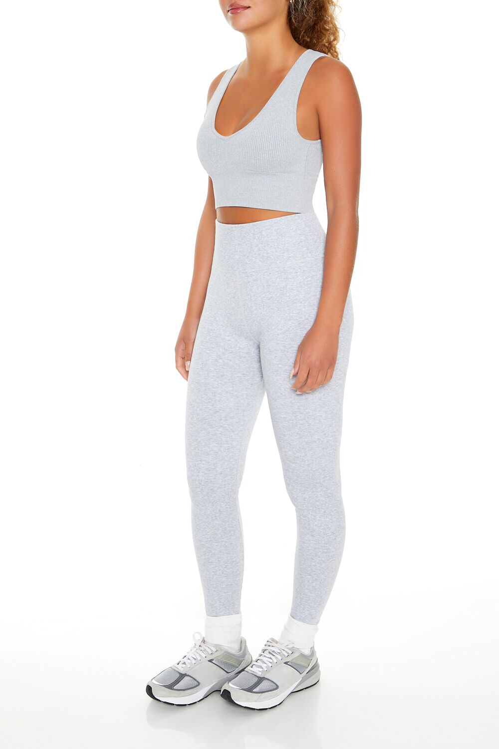 Active Seamless Heathered Leggings - Image 3