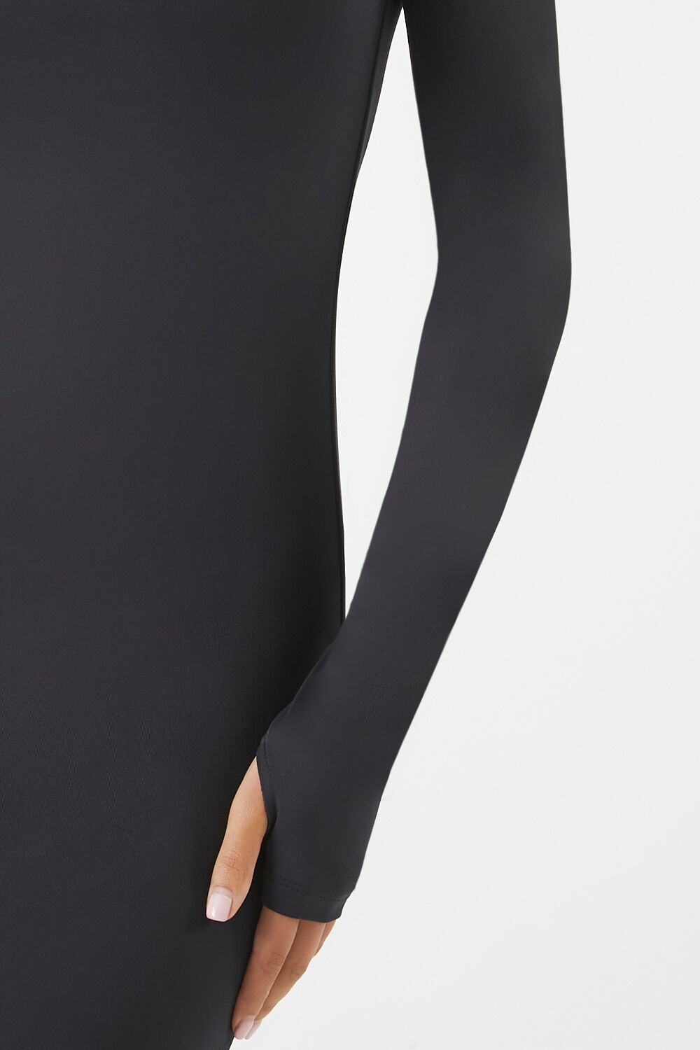 Turtleneck Contour Sculpt Mini Dress - Image 5