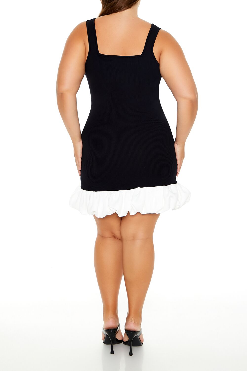 Plus Size Ruffle-Trim Sweater Dress - Image 4
