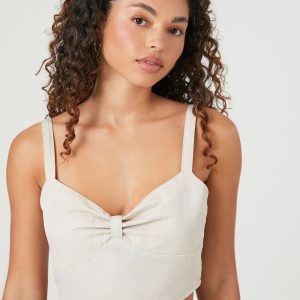 Sweetheart V-Hem Crop Top