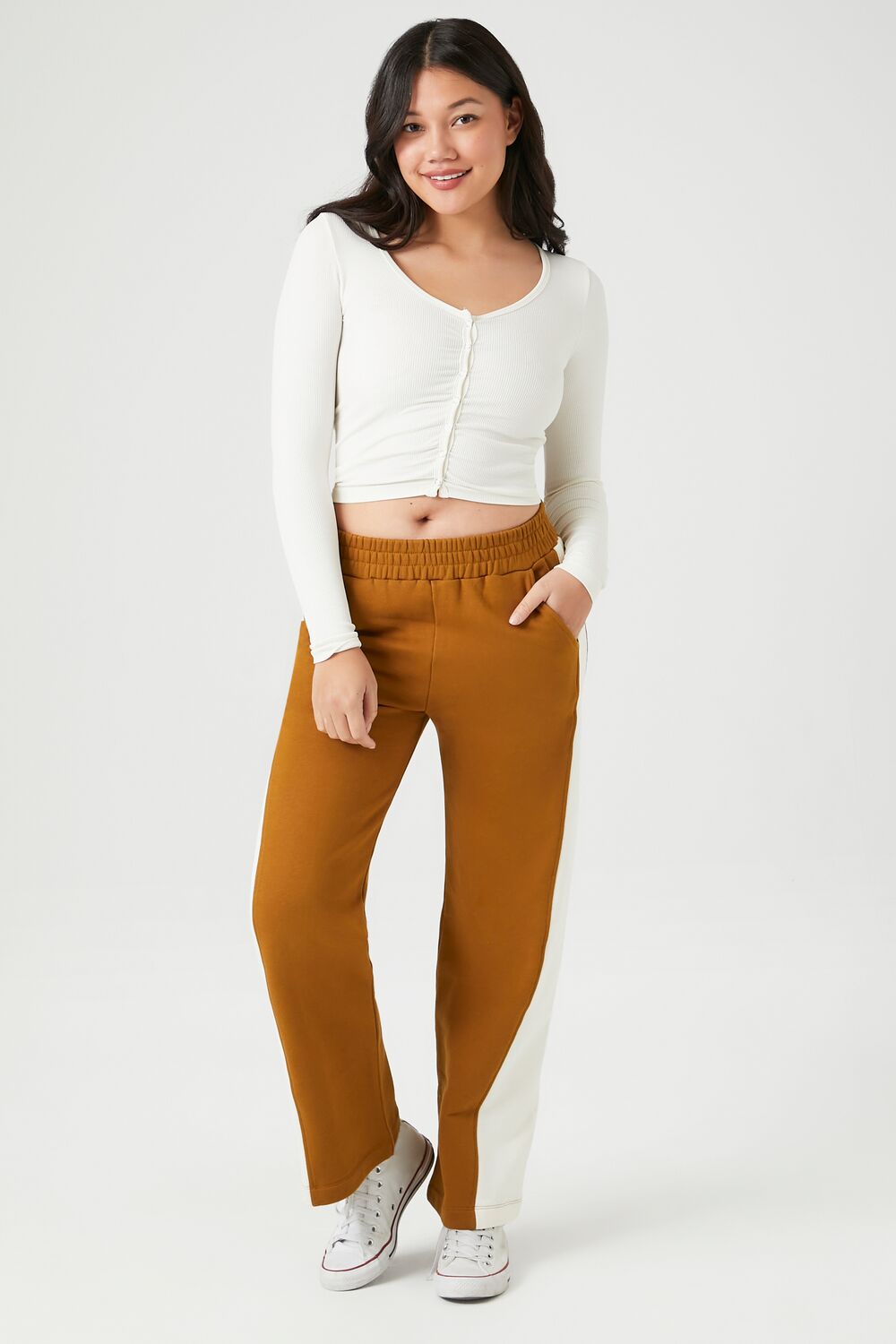 Seamless Ribbed Knit Crop Top - Image 4