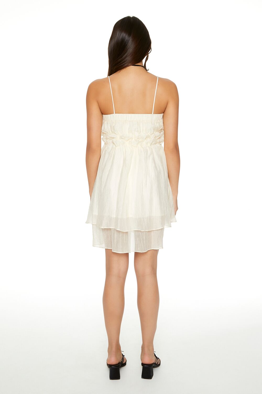 Layered Babydoll Mini Dress - Image 3