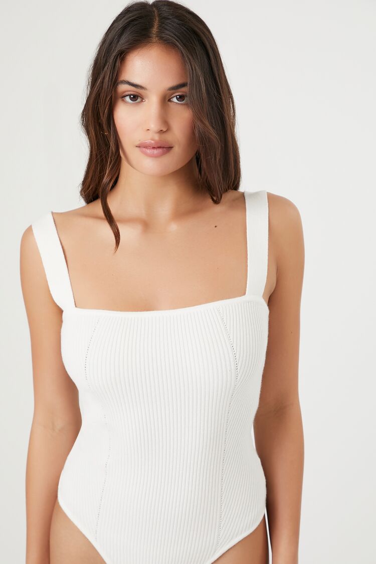 Ribbed Sweater-Knit Bodysuit - Image 5