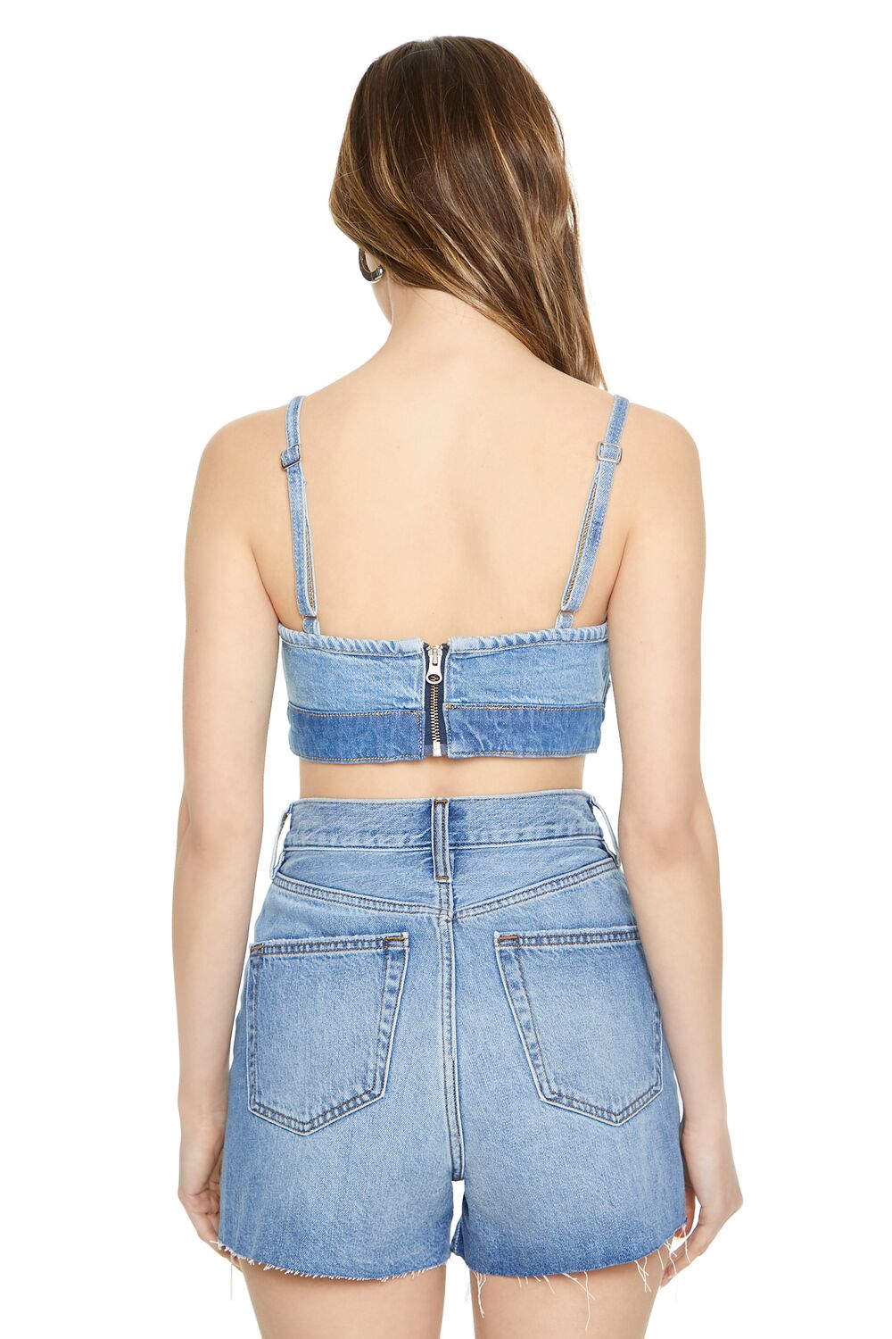 Denim Surplice Bralette - Image 3