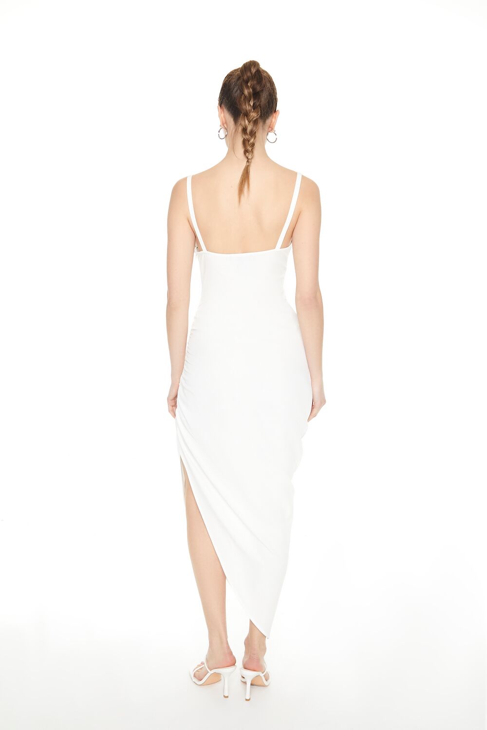 Asymmetrical Cami Midi Dress - Image 3