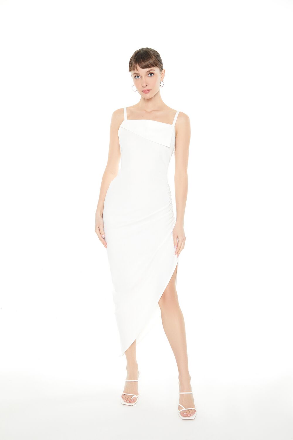 Asymmetrical Cami Midi Dress - Image 4