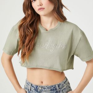 Los Angeles Cropped Tee