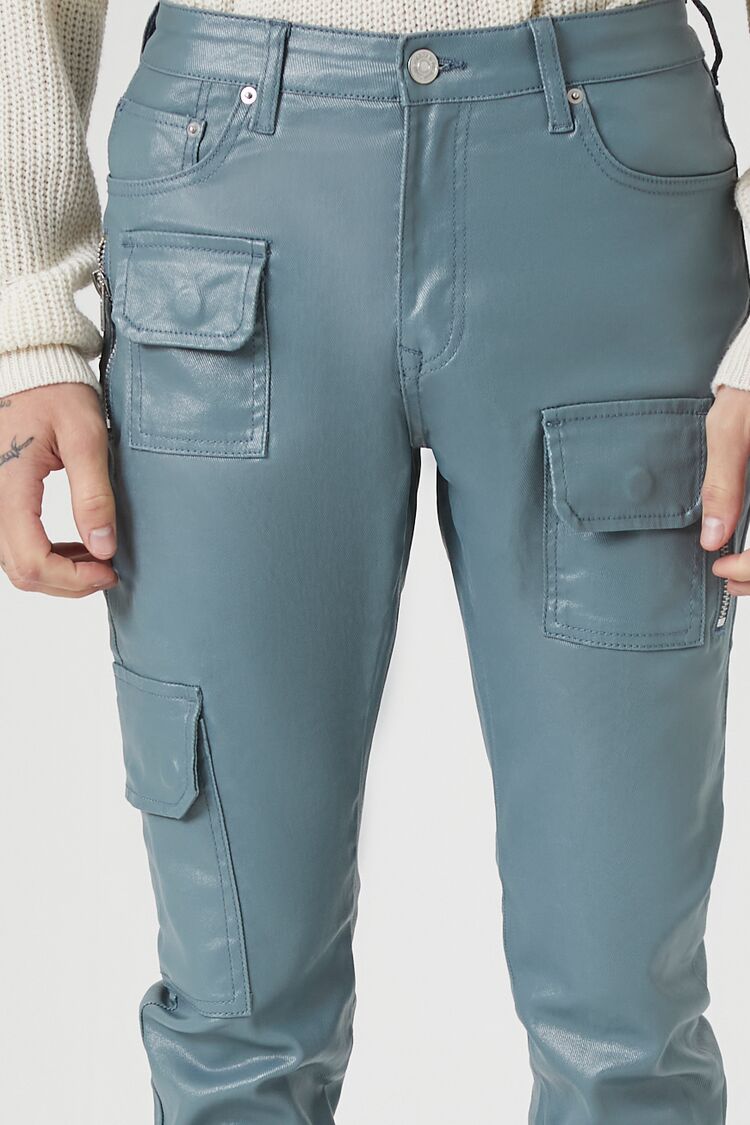 Mid-Rise Cargo Skinny Jeans - Image 5