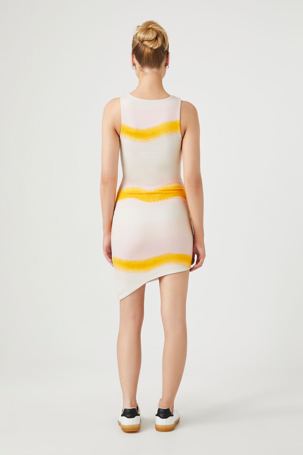 Tie-Dye Striped Mini Dress - Image 3