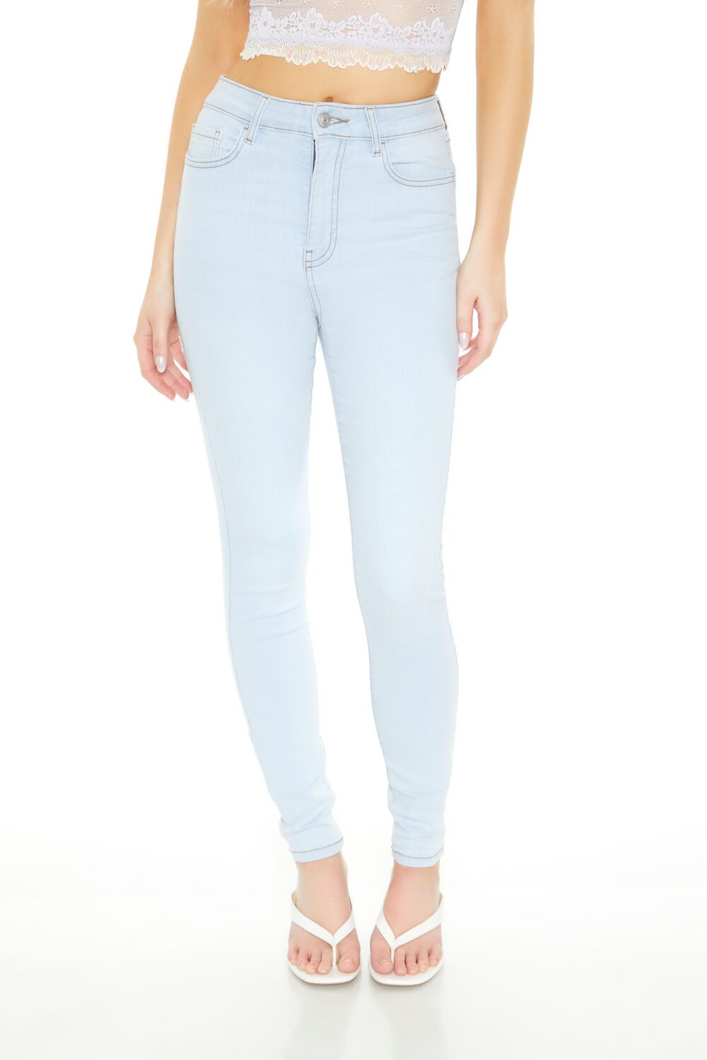 High-Rise Skinny Jeans - Image 4