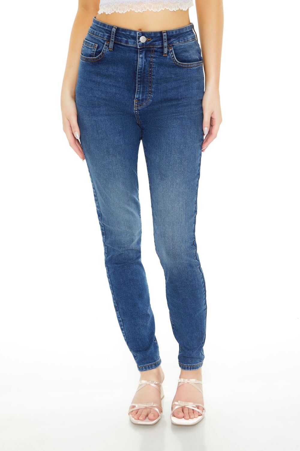 High-Rise Skinny Jeans - Image 13