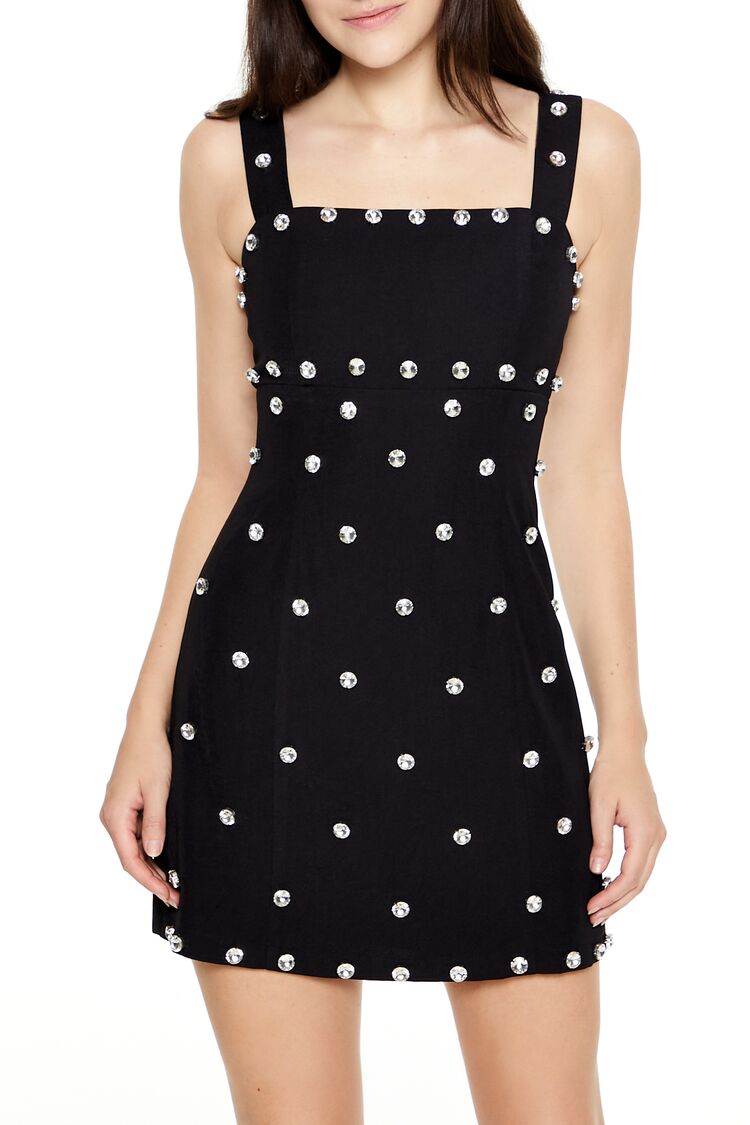 Faux Gem Mini Dress - Image 2