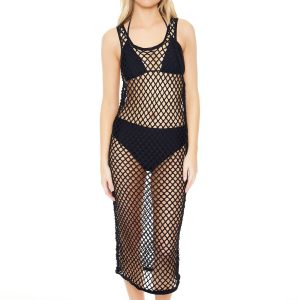 Crochet Swim Cover-Up Dress