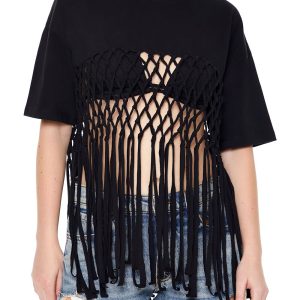Crochet Fringe Tee