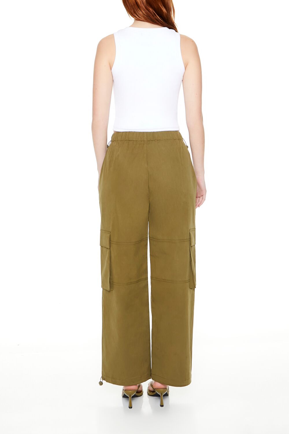 Toggle Drawstring Cargo Joggers - Image 3