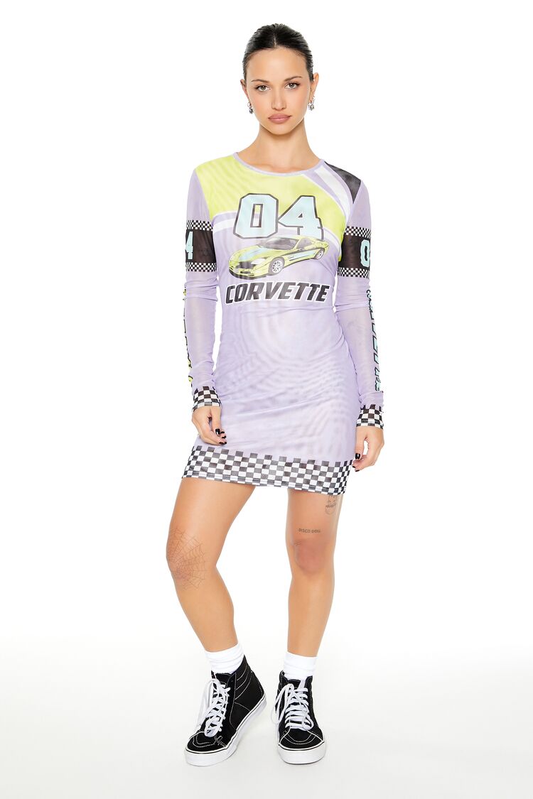 Corvette Graphic Mini Dress - Image 2