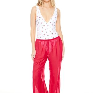 Sheer Swim Cover-Up Pants
