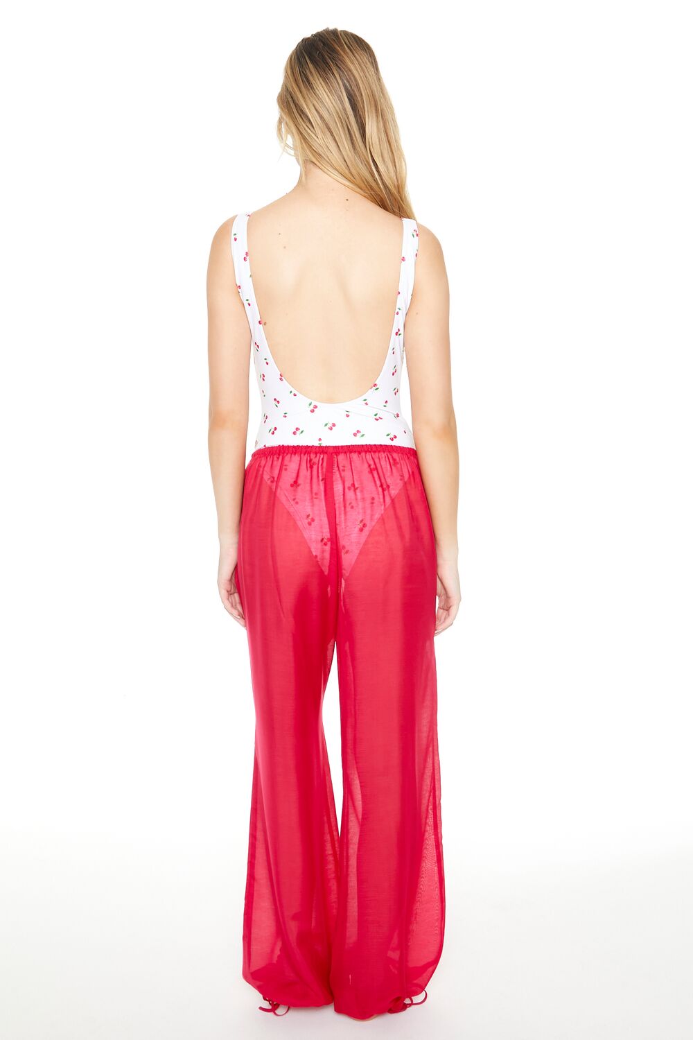 Sheer Swim Cover-Up Pants - Image 3