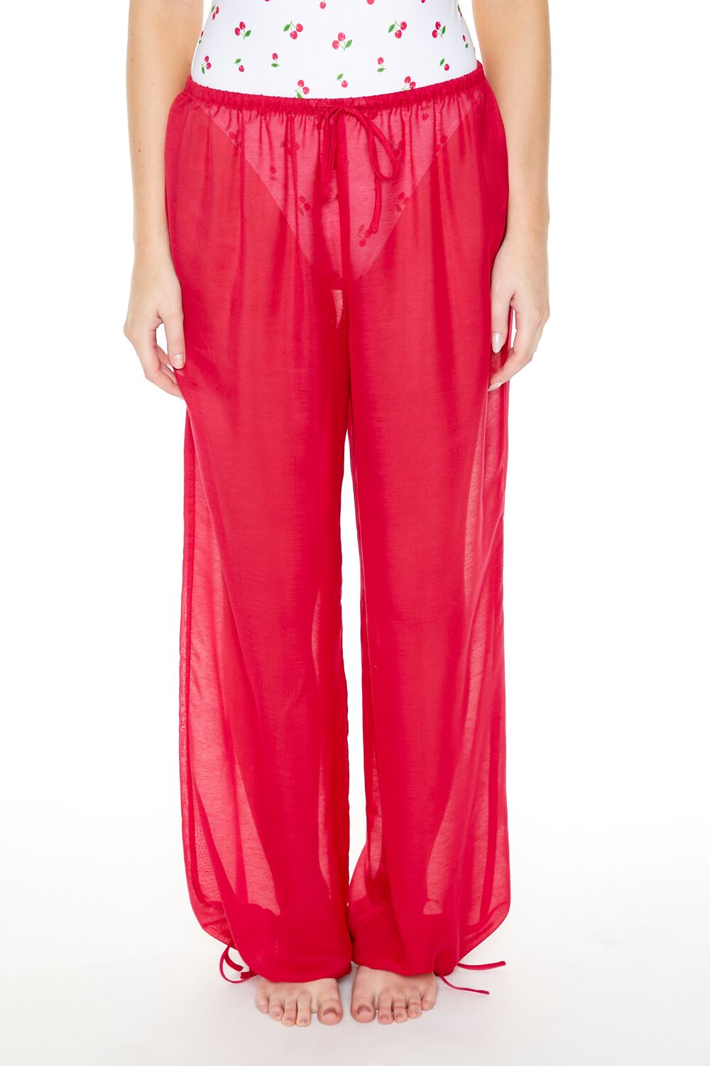 Sheer Swim Cover-Up Pants - Image 4