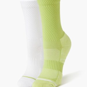 Textured Crew Socks Set - 2 pack
