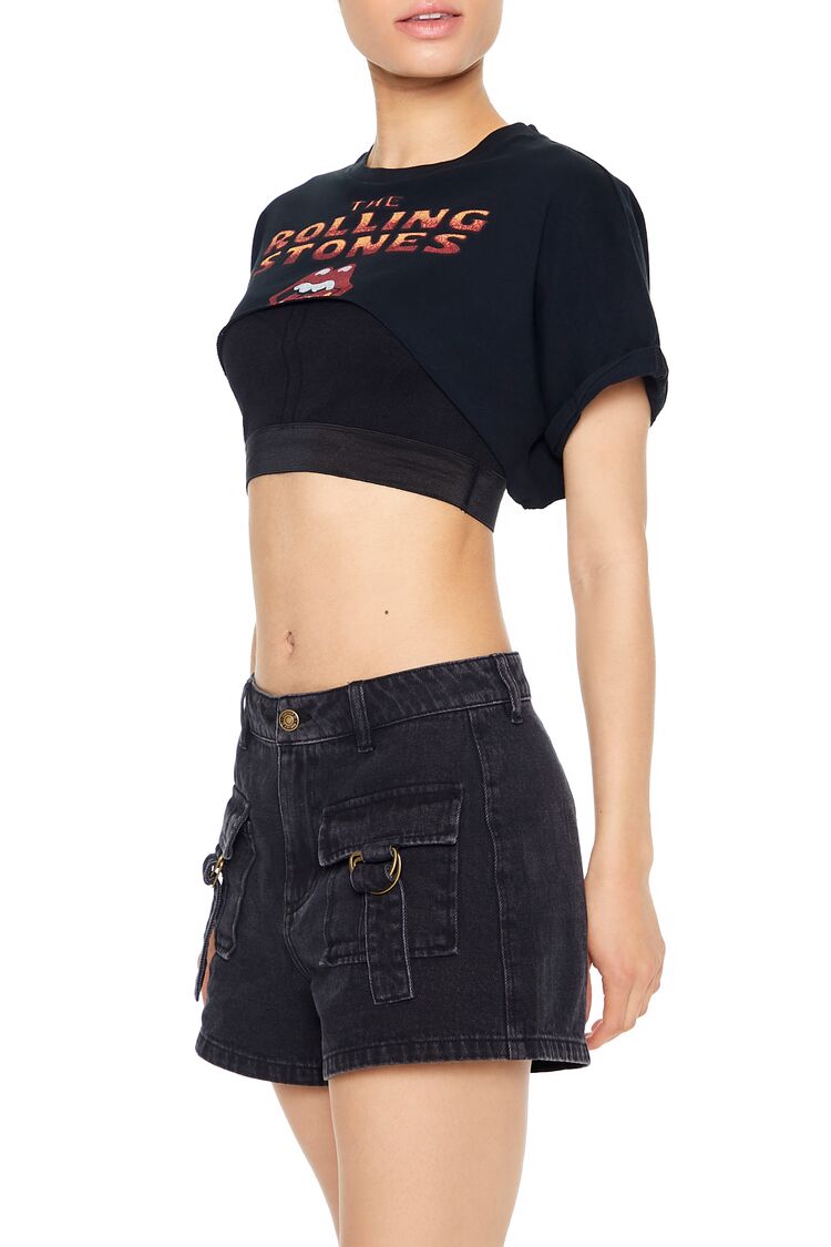 The Rolling Stones Cropped Tee - Image 2