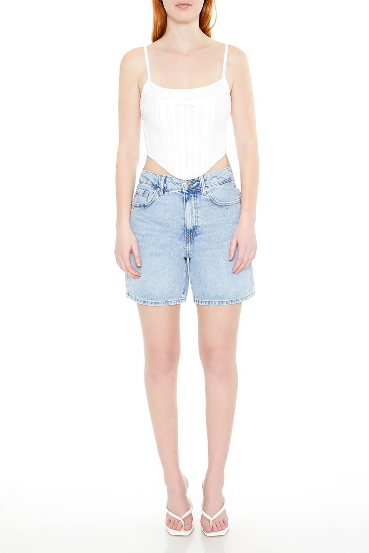 Floral Eyelet Bow Cami - Image 4