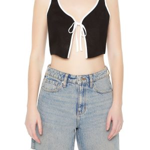 Tie-Front Crop Top