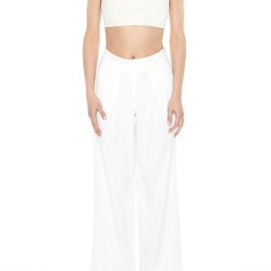 Mid-Rise Straight Pants