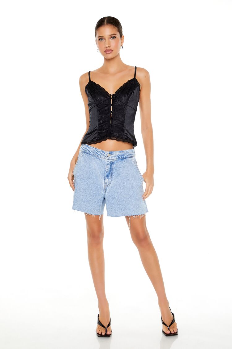 Satin Lace-Trim Cami - Image 4