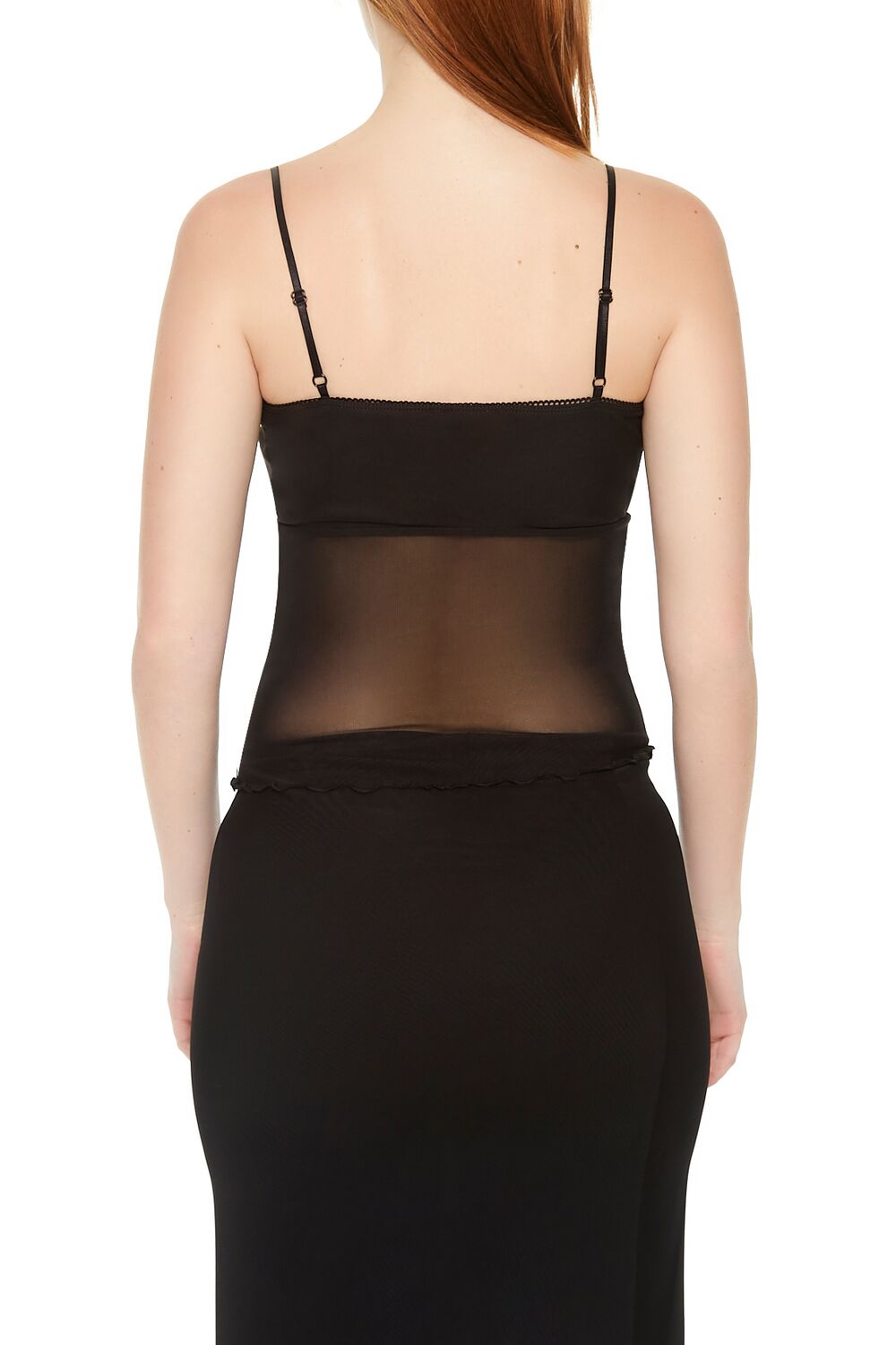 Sheer Mesh Bow Cami - Image 3