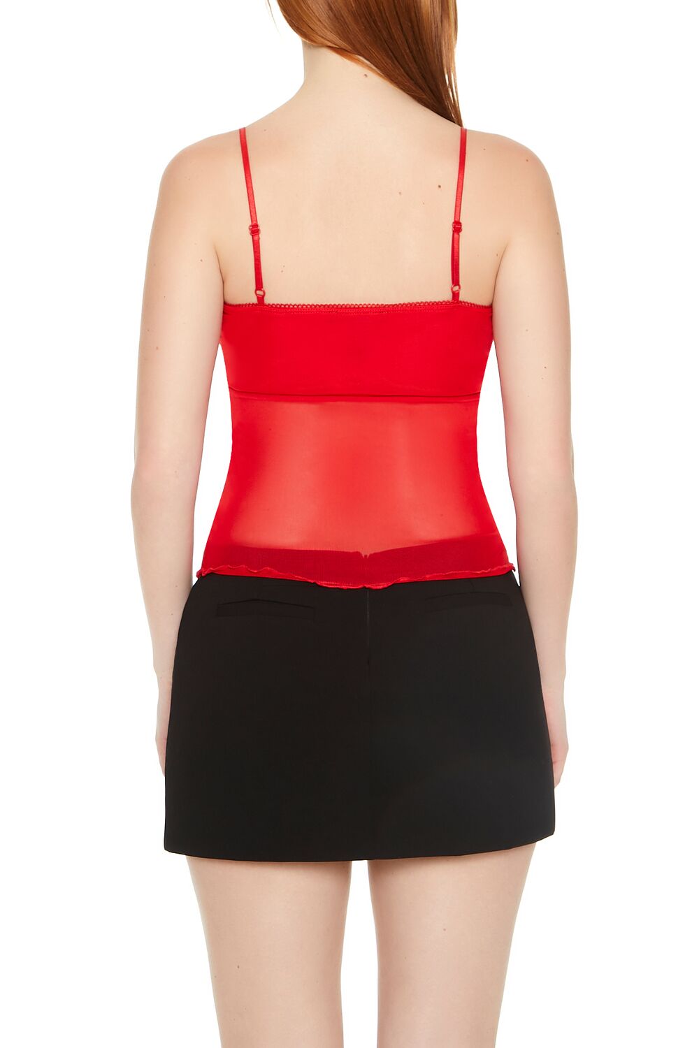 Sheer Mesh Bow Cami - Image 8