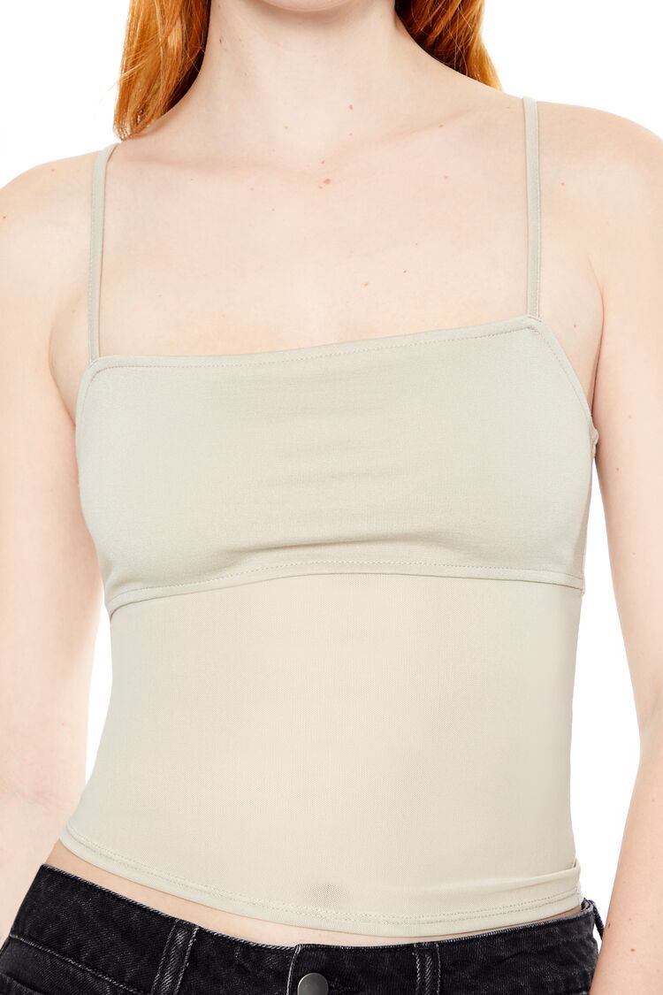 Sheer Ponte Knit Cami - Image 5