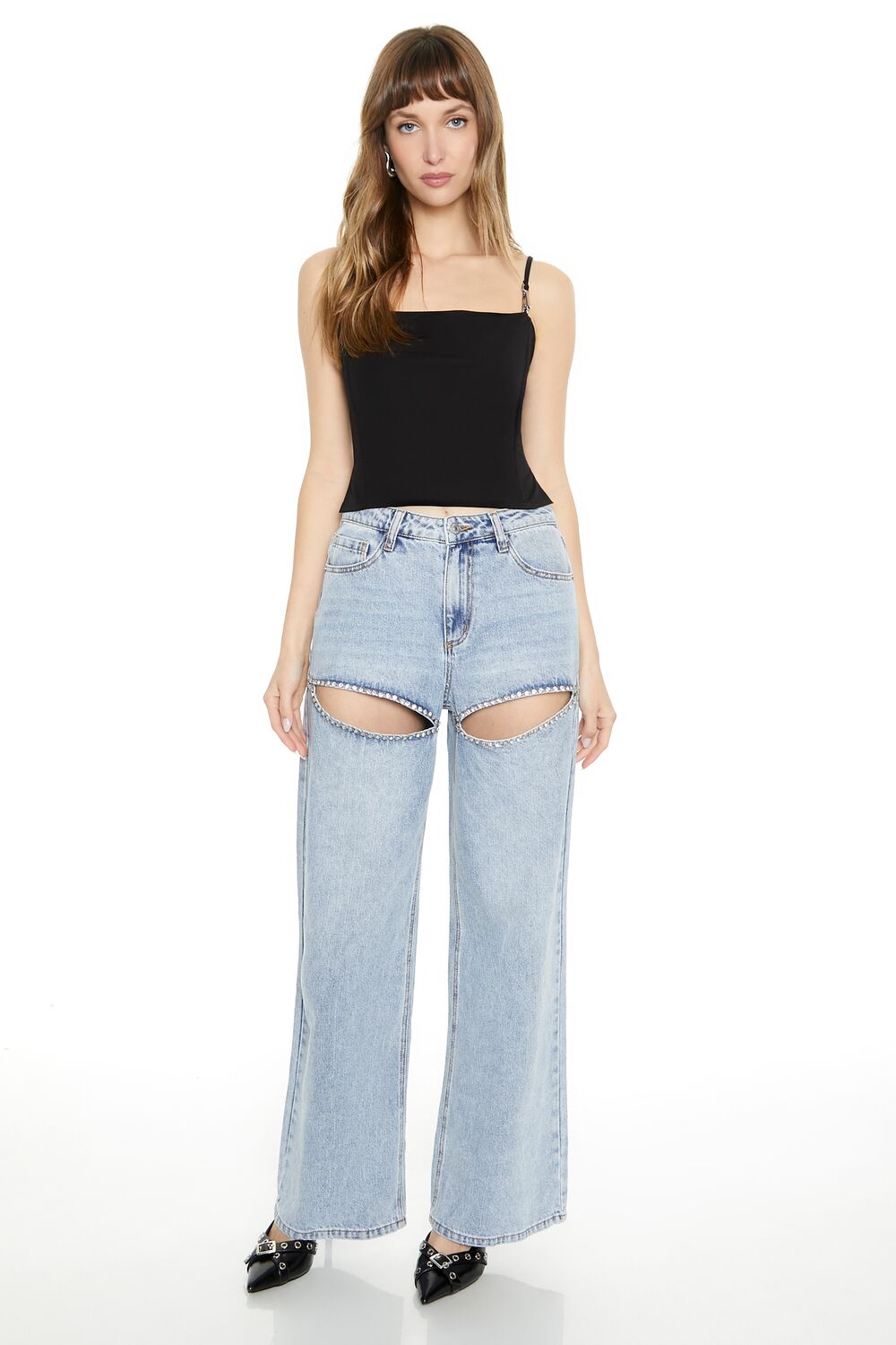 Cropped Zip-Back Cami - Image 4