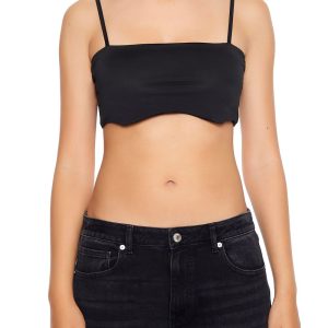 Notched Cropped Cami