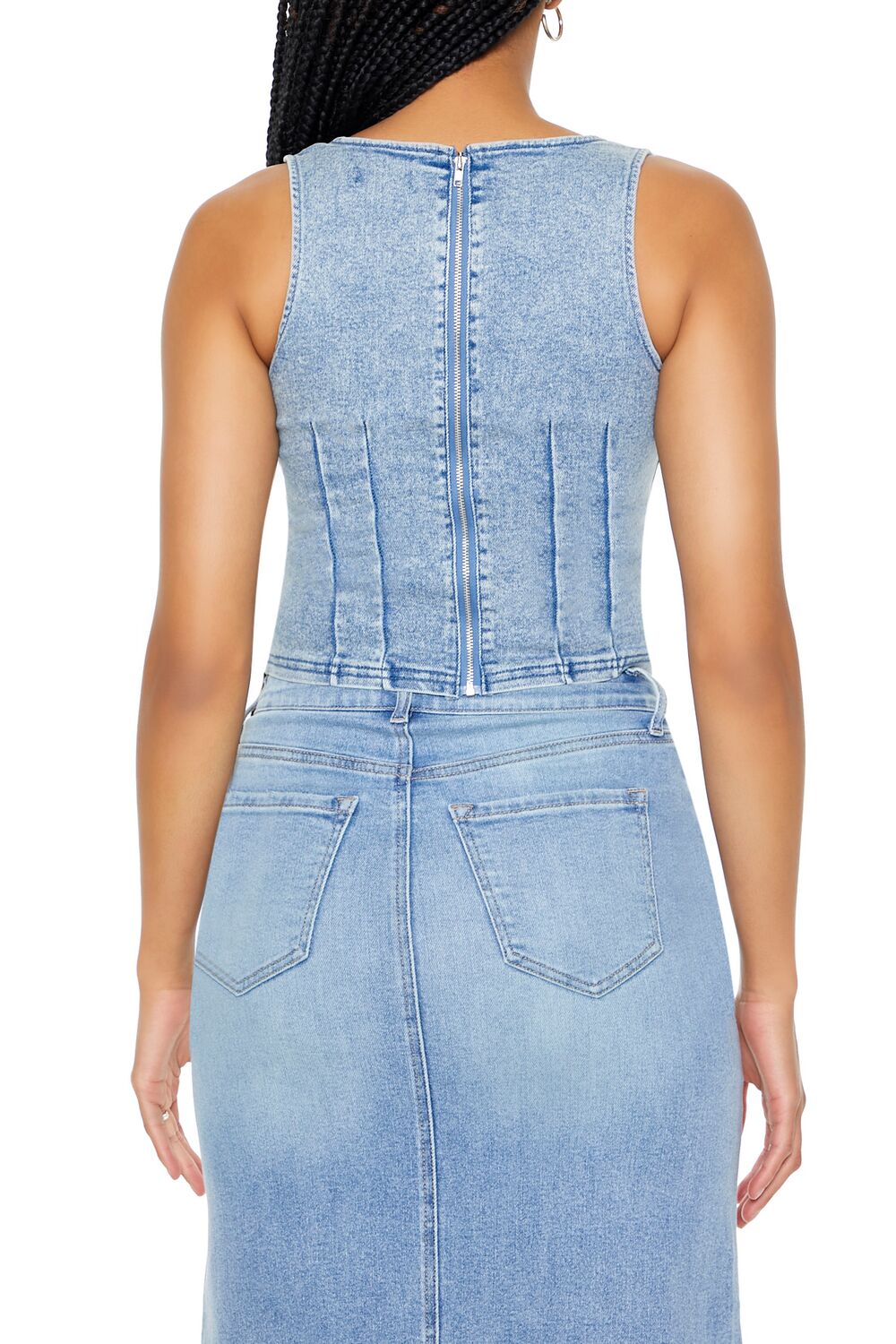 Stretch-Denim Tank Top - Image 3
