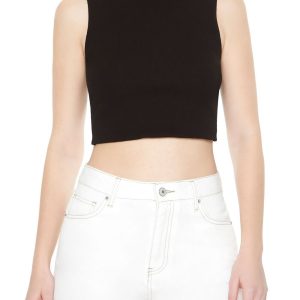 Sleeveless Twisted Crop Top
