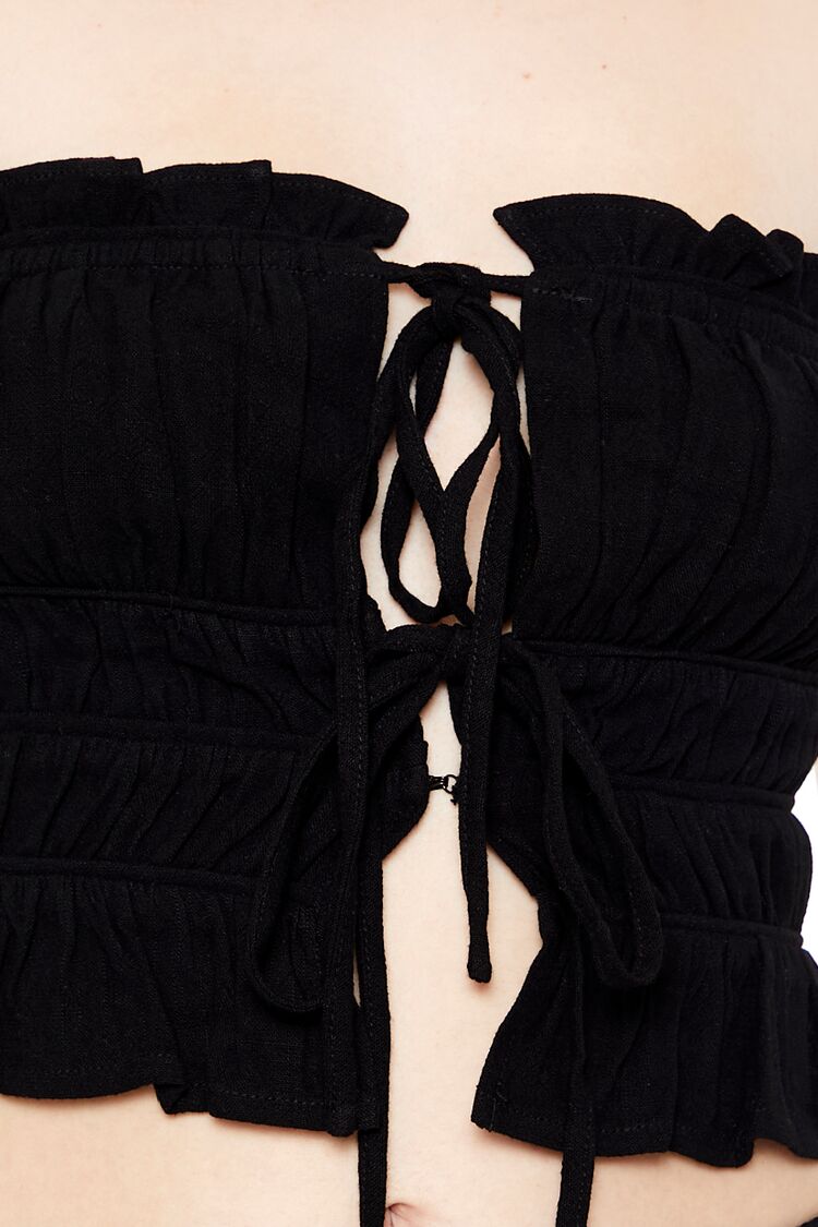 Tiered Ruffle-Trim Tube Top - Image 5