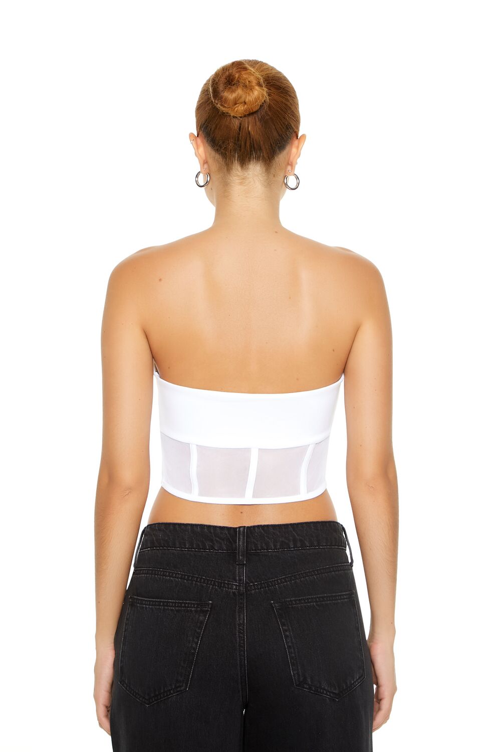 Bratz x F21 Cropped Corset Tube Top - Image 3