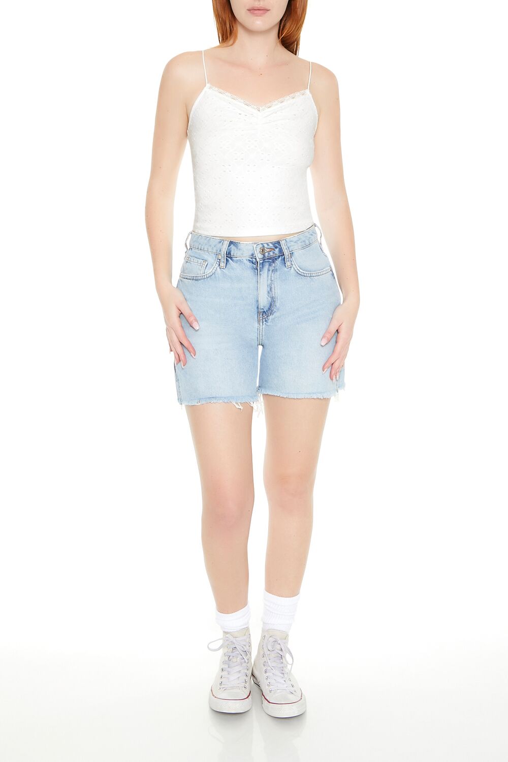 Eyelet Lace-Trim Cami - Image 14