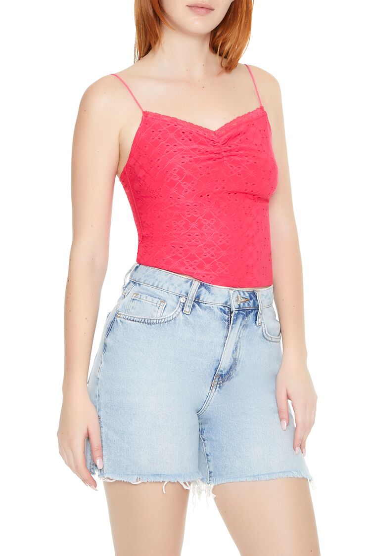 Eyelet Lace-Trim Cami - Image 7