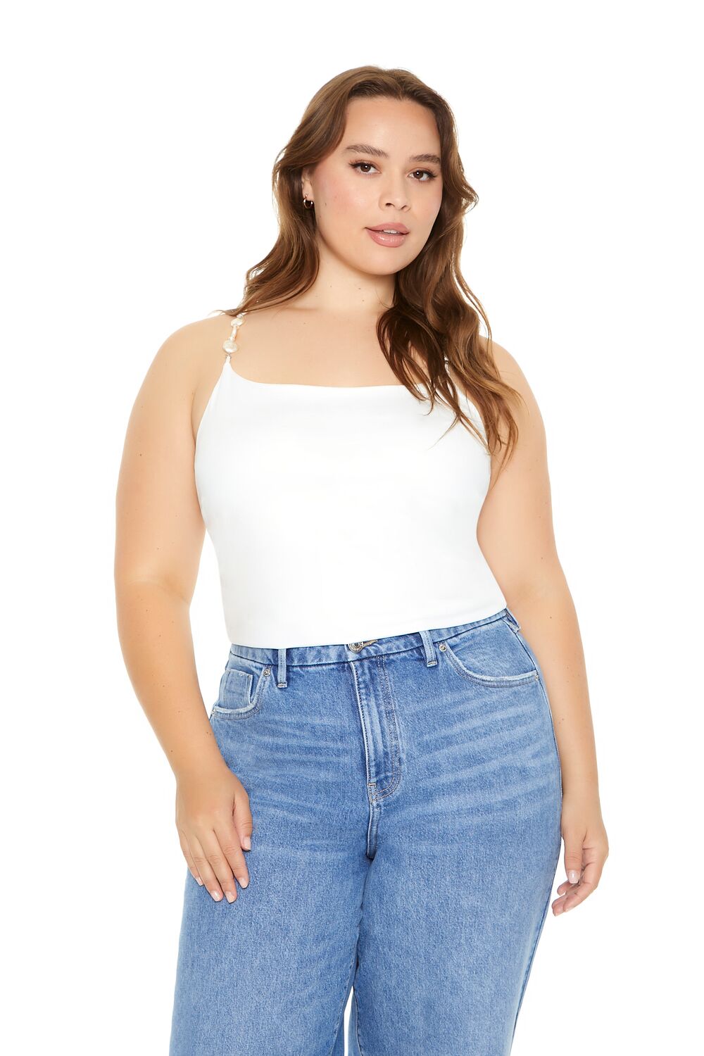 Plus Size Faux Pearl Cami - Image 6