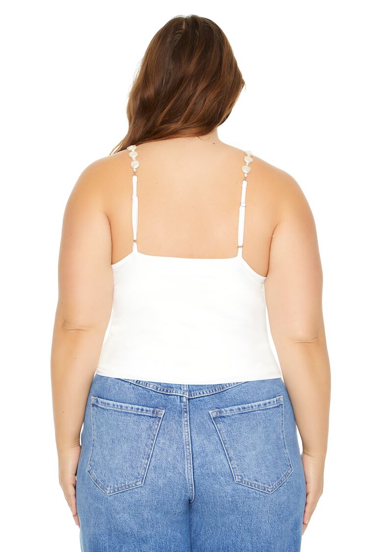 Plus Size Faux Pearl Cami - Image 8