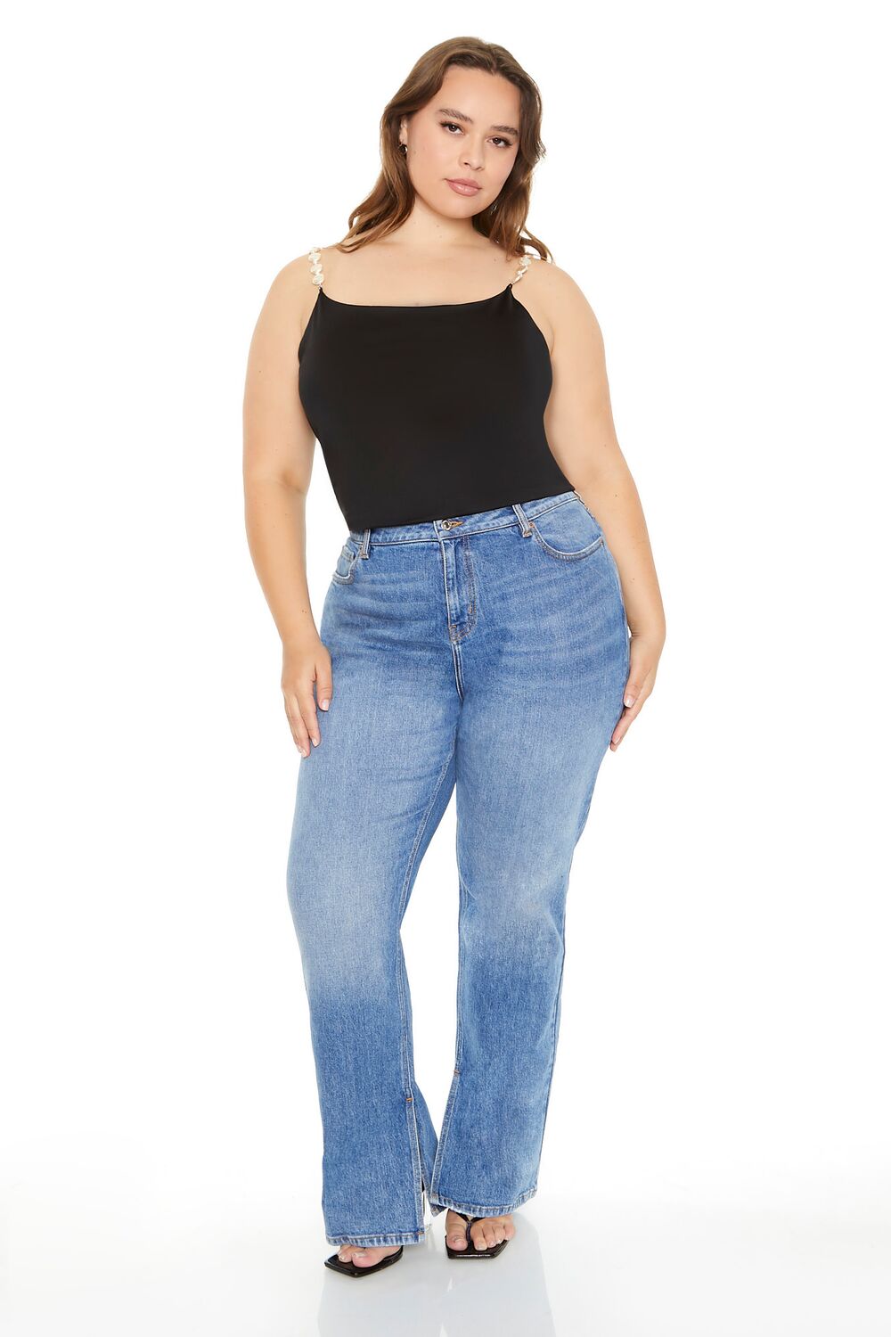 Plus Size Faux Pearl Cami - Image 4