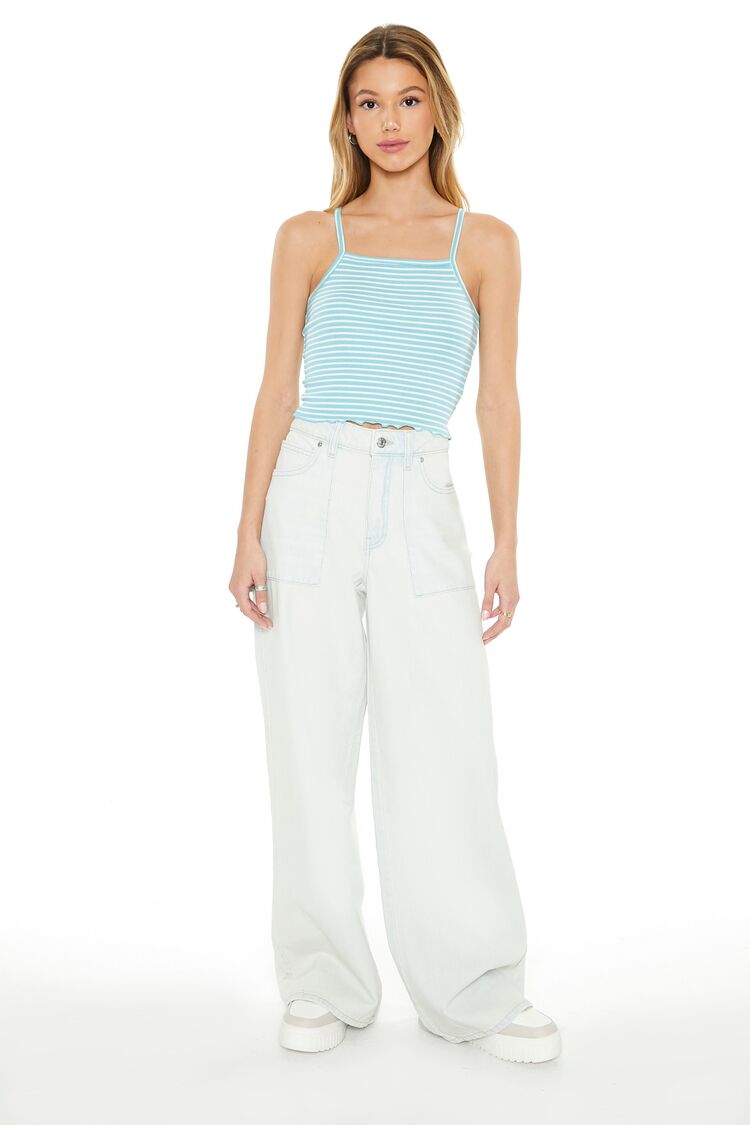 Striped Cropped Cami - Image 4