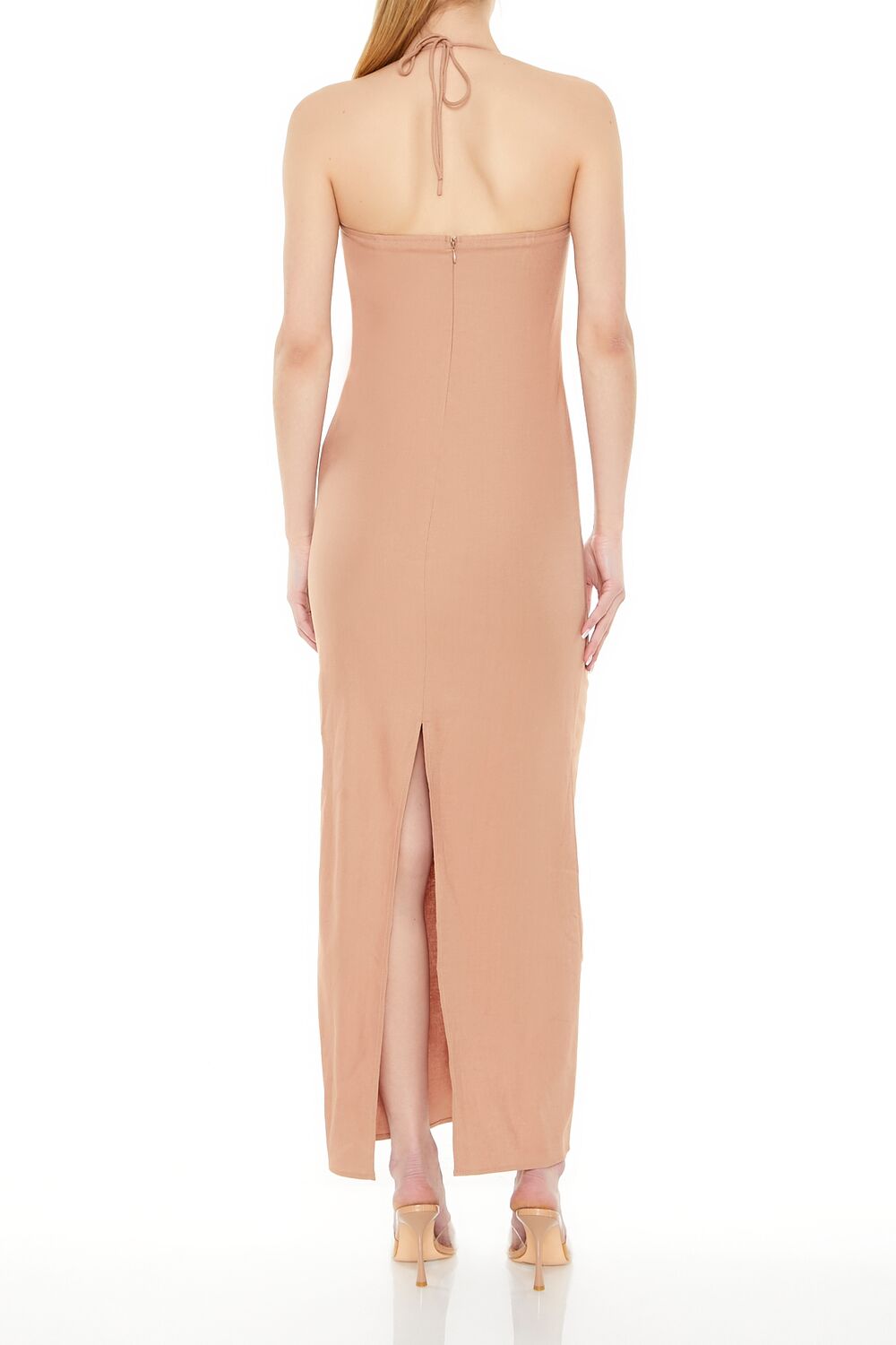 Halter Maxi Column Dress - Image 7