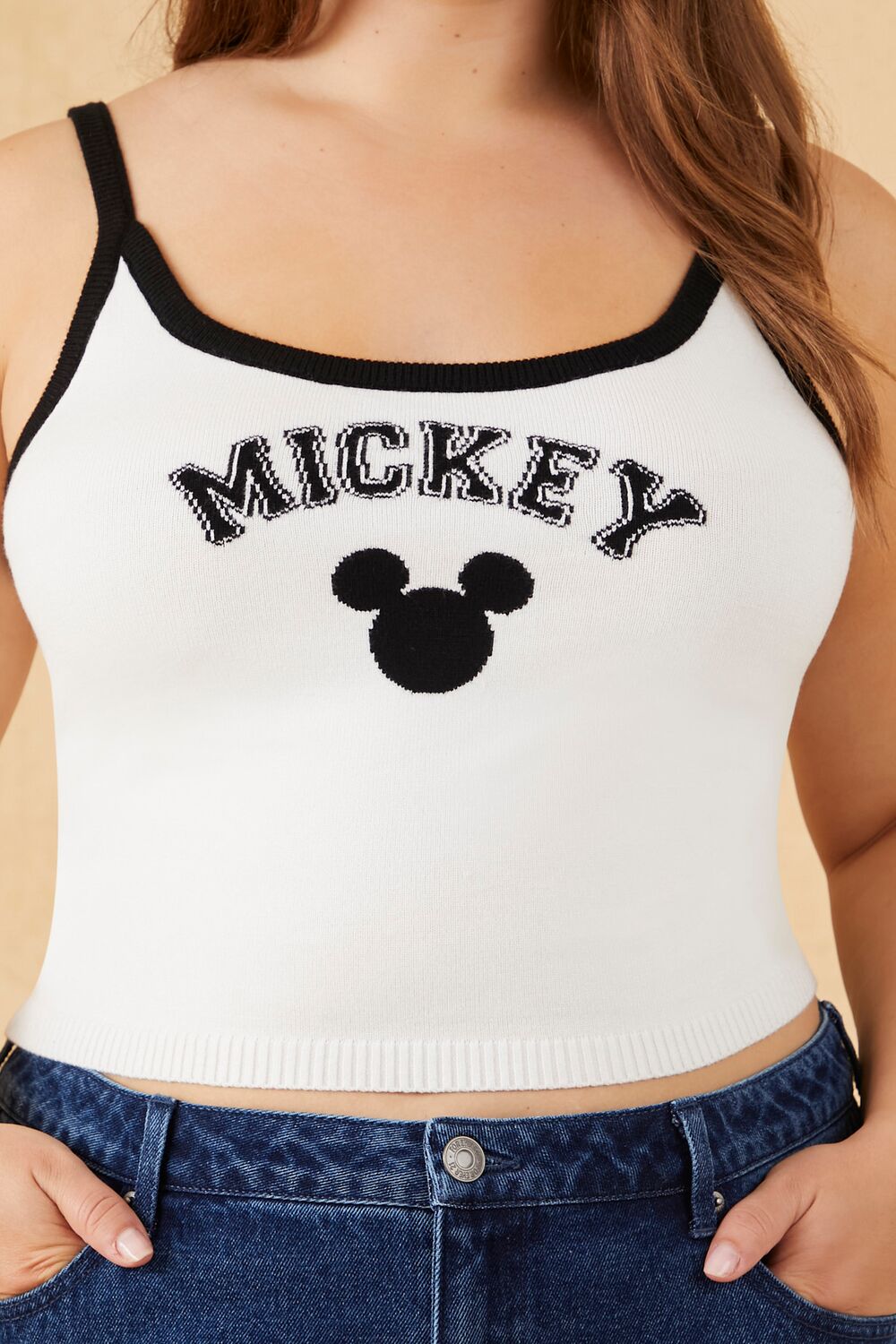Plus Size Disney Mickey Sweater-Knit Cami - Image 3