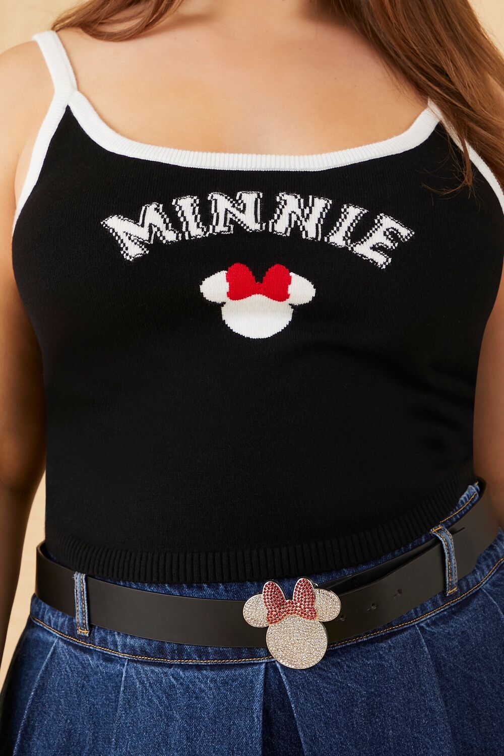 Plus Size Disney Minnie Sweater-Knit Cami - Image 3