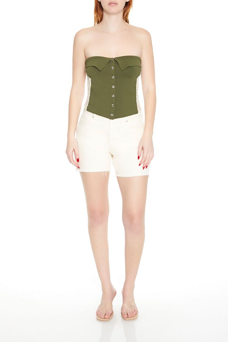 Crochet-Trim Tube Top - Image 2