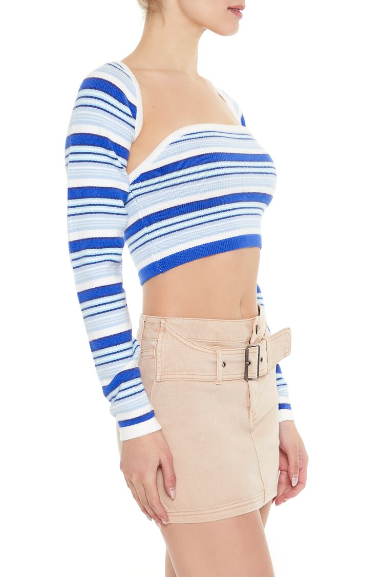 Sweater-Knit Tube Top & Shrug Set - Image 4