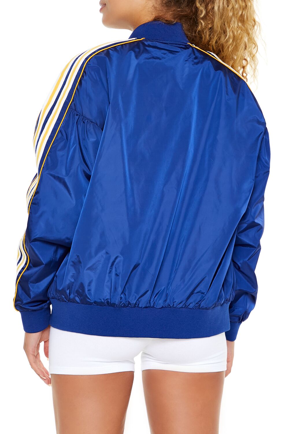 Varsity Zip-Up Bomber Jacket - Image 6